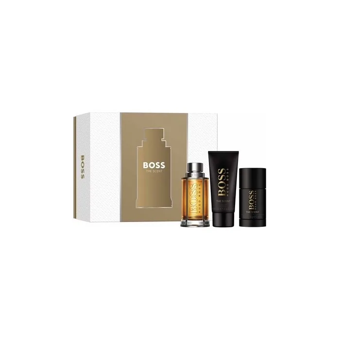 Hugo Boss Boss The Scent For Man Gift Set - Eau De Toilette Spray 100ml, Shower Gel 100ml, Stick Deodorant 75ml