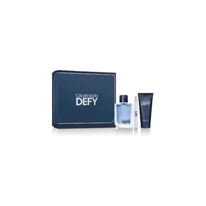 Calvin Klein Defy Gift Set Eau De Toilette 100 Ml Miniature Eau De Toilette 10 Ml And Shower Gel For Body And Hair 100 Ml