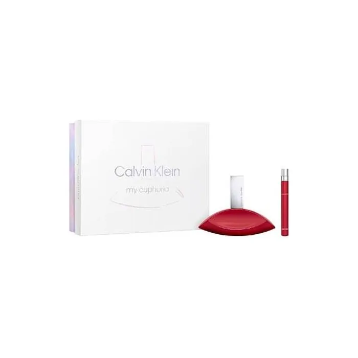 Calvin Klein My Euphoria Gift Set 100ml Edp And 10ml Miniature