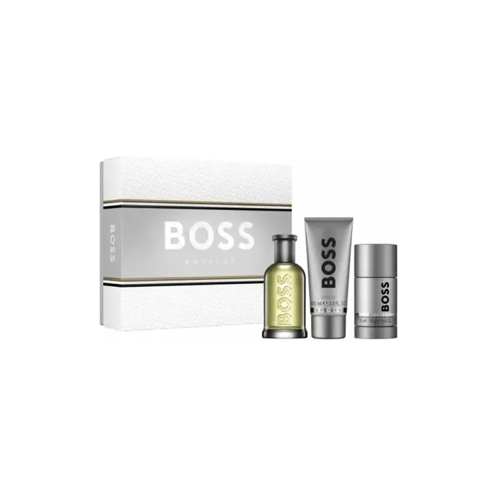 Hugo Boss Hugo Boss Bottled Eau De Toilette Spray 100ml Set 3 Pieces