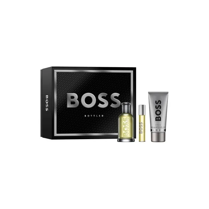 Boss Men's 3 Piece Boss Bottled Festive Giftset - Eau De Toilette 100ml