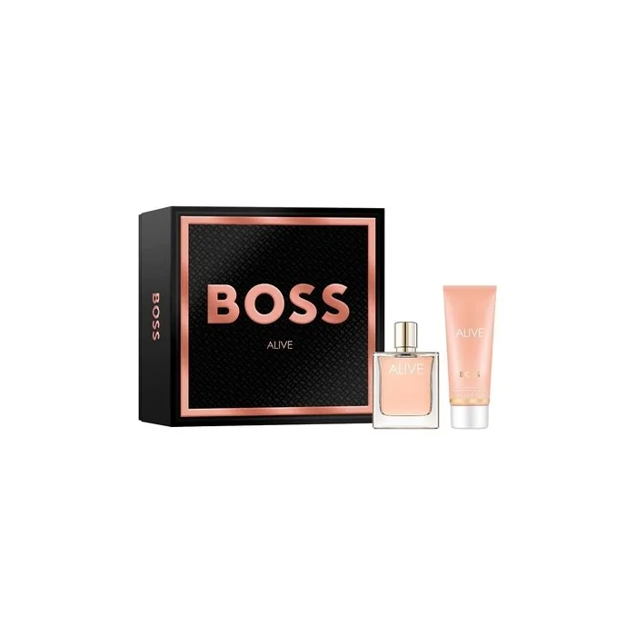 Hugo Boss Alive Eau De Parfum Spray 50ml And Body Lotion 75ml Set