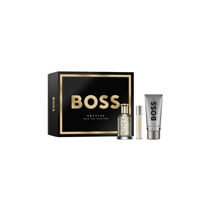 Boss Bottled Gift Set Eau De Parfum Spray 100ml Eau De Parfum 10ml Shower Gel 100ml