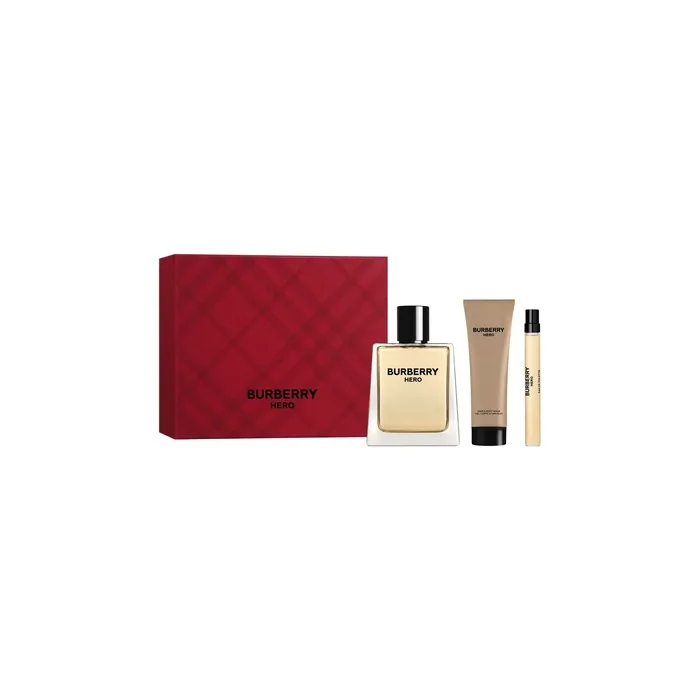 Burberry Hero Eau De Toilette Gift Set 100 Ml Eau De Toilette 75 Ml Shower Gel And 10 Ml Eau De Toilette