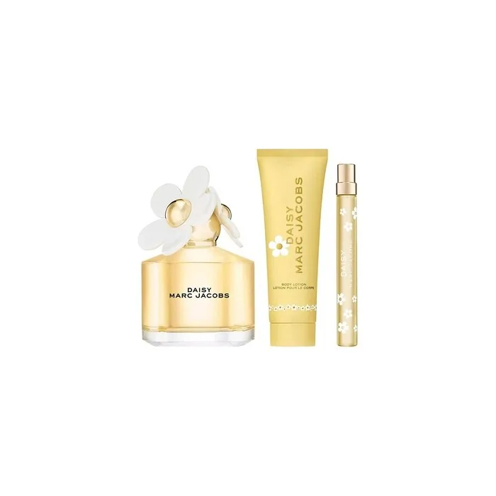 Marc Jacobs Daisy Eau De Toilette Gift Set 100 Ml 10 Ml 75 Ml Body Lotion