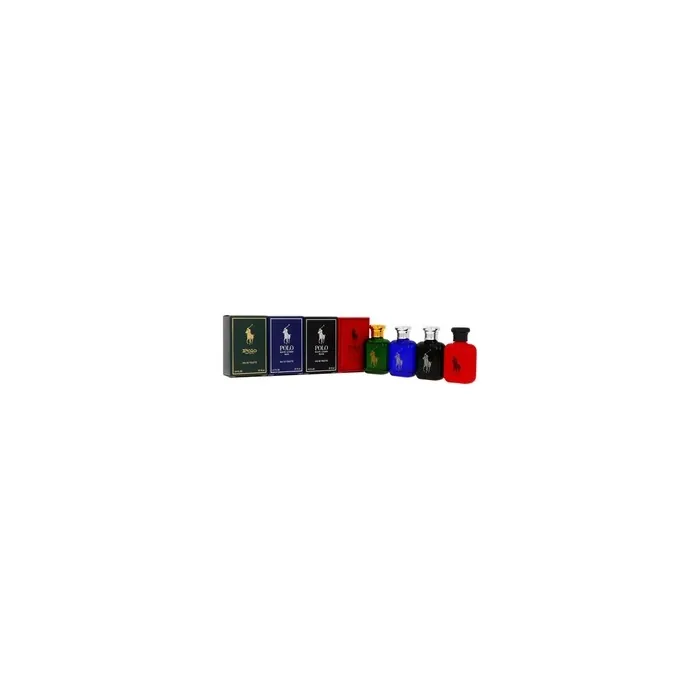 Ralph Lauren Polo Collection Set - Green, Blue, Red, And Black Eau De Toilette 15ml Each