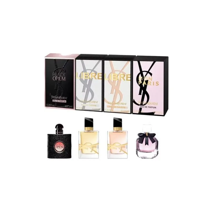Ysl Coffret Set: Black Opium, Mon Paris, Libre, And Libre Intense Eau De Parfum - 7.5ml Each