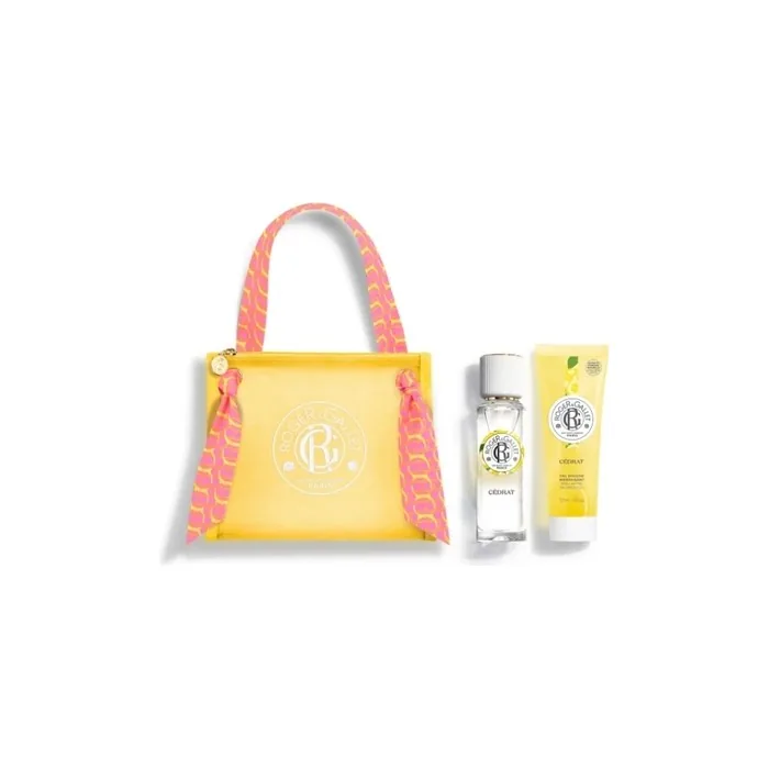 Roger & Gallet Cedrat Promo Wellbeing Fragrant Water 30ml Women's Fragrance With Refreshing Shower Gel 50ml And Gift Bag