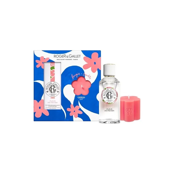 Roger & Gallet Fleur De Figuier Wellbeing Fragrance 100ml and Candle 75g