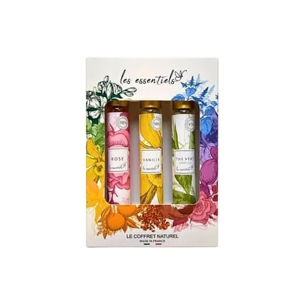 Les Essentiels Gift Set Rose Vanilla Green Tea Trio 30ml