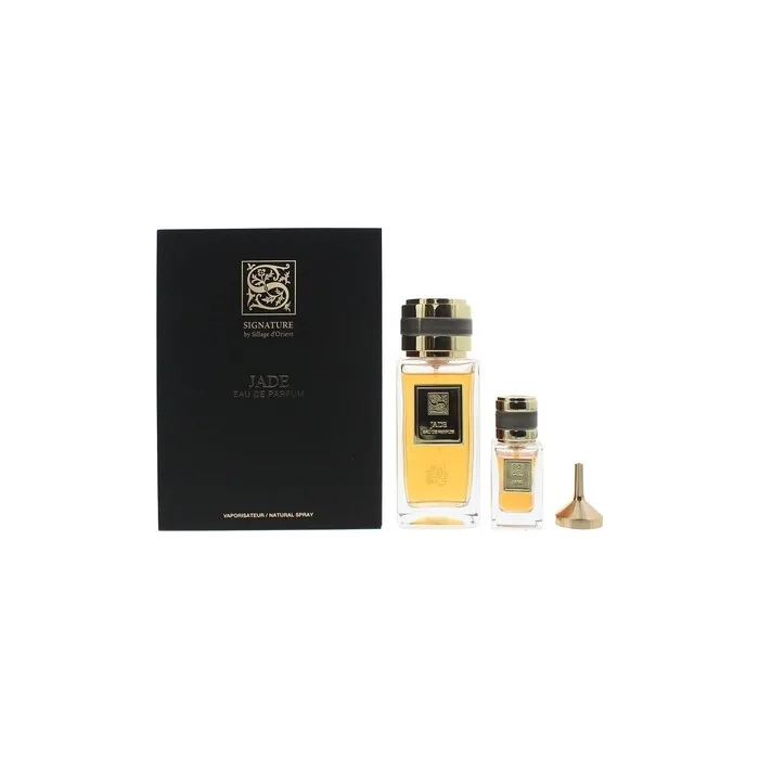 Signature Sillage D'Orient Jade 2 Piece Gift Set Eau De Parfum 100ml And 15ml For Men