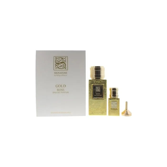 Signature Sillage D'Orient Rose 2 Piece Gift Set Eau De Parfum 100ml And 15ml For Women