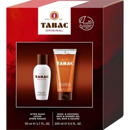 Tabac Original After Shave Lotion 50ml And Shower Gel 100ml Set Spicy 75ml Pack Of 2