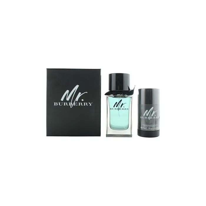 Burberry Mr Burberry 2 Piece Gift Set Eau De Toilette 100ml And Deodorant Stick 75g For Men