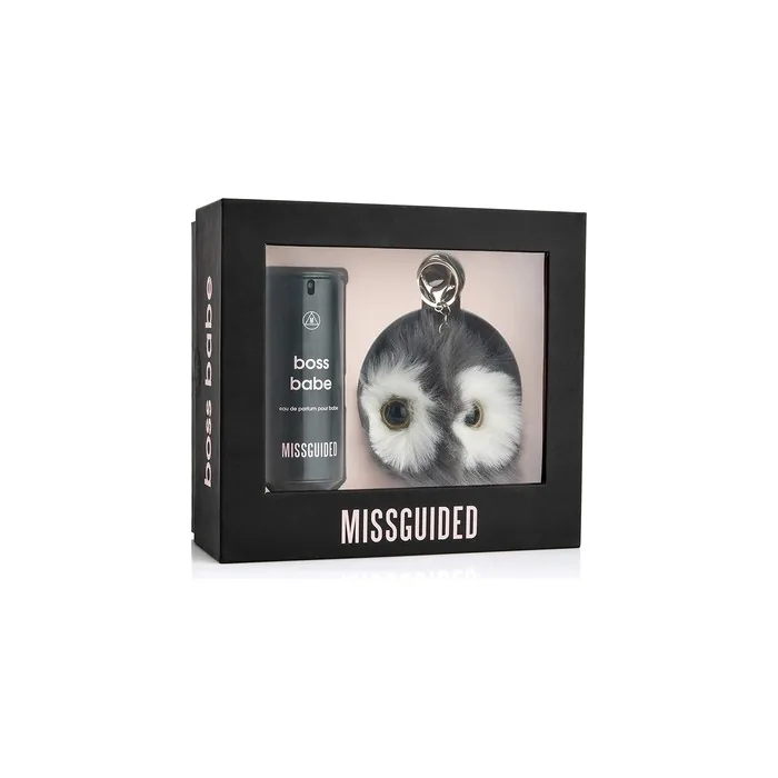 Boss Babe by Missguided for Women 2 Piece Gift Set 2.7oz EDP Spray and Pom Pom Keyring