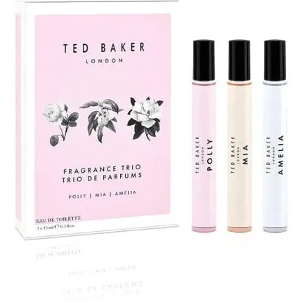 Ted Baker Fragrance Trio Gift Set Women 3 x 15ml Rollerballs Free Shipping