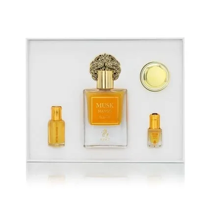 Ayat Perfumes Prestige Complete Musk Collection Eau De Parfum 50ml Musk 5ml Fragrance Oils 12ml & Cream 18g
