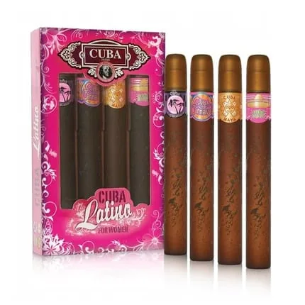 Cuba Original Set - Includes Brazil Copacabana Eau De Parfum Spray 35ml, Brazil Carnaval Eau De Parfum Spray 35ml, Mexico Maya Eau De Parfum Spray 35ml, And Mexico Cacatus Eau De