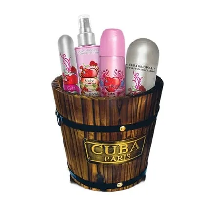 Cuba Heartbreaker Set Eau De Parfum Spray 100ml + Eau De Parfum Spray 35ml + Deodorant Spray 200ml + Body Mist 200ml By Cuba