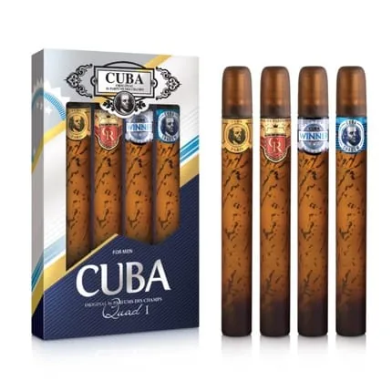 Cuba Gold Set For Men - Eau De Toilette Collection 4x35ml