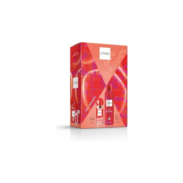 Sarantis Cthru Love Whisper Gift Set Eau De Toilette 30ml And Deodorant Spray 150ml