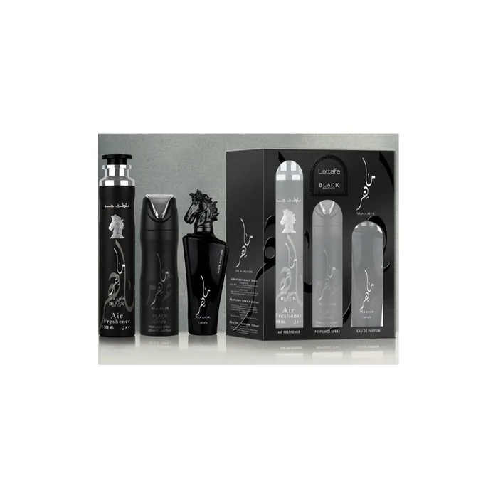 Lattafa Maahir Black Edition Gift Set 100ml