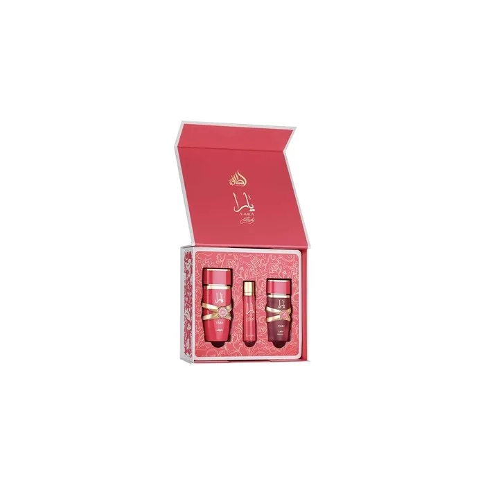 Lattafa Yara Candy 100ml EDP + 12ml EDP + 50ml Hair Mist Giftset