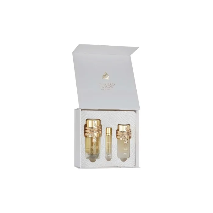 Lattafa 3p Gift Set Musamam White Intense