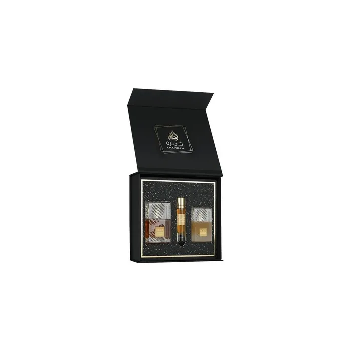 Lattafa Khamrah 100ml EDP + 12ml EDP + 50ml Hair Mist Giftset