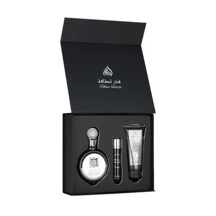 Lattafa Fakhar Men 100ml EDP + 12ml EDP + 100ml Shower Gel Giftset