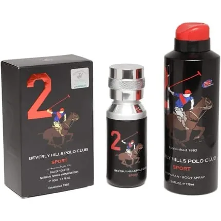 Beverly Hills Polo Club Sport 2 2 Piece Gift Set: Eau De Toilette 50ml