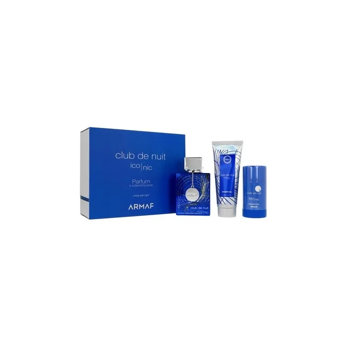 Armaf Club De Nuit Iconic Eau De Parfum Set 105ml Perfume 100ml Shower Gel 75ml Deodorant Stick