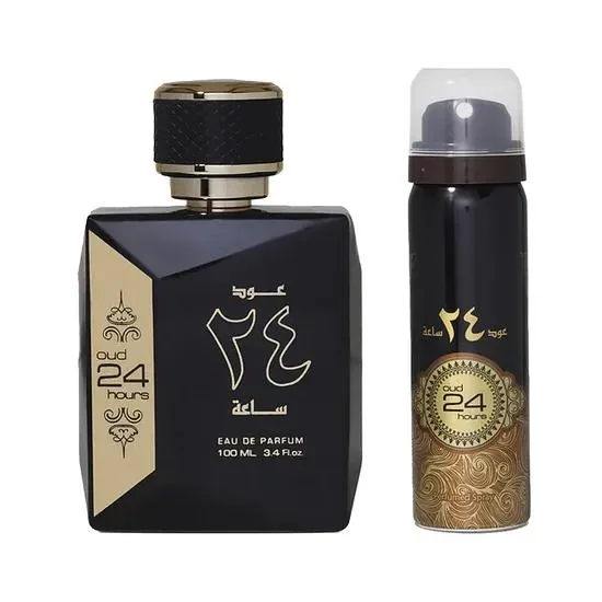 Ard Al Zaafaran Oud 24 Hours Gift Set 100ml EDP and 50ml Deodorant Spray