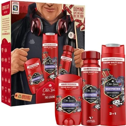 Old Spice Night Panther 3x Set A Grooming Essential For Men