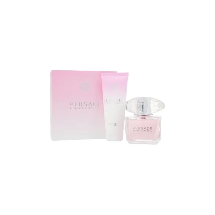 Versace Bright Crystal Eau De Toilette 90ml With Body Lotion 100ml