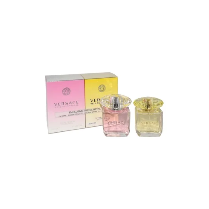 Versace Bright Crystal Duo Eau De Toilette Set 30ml Each