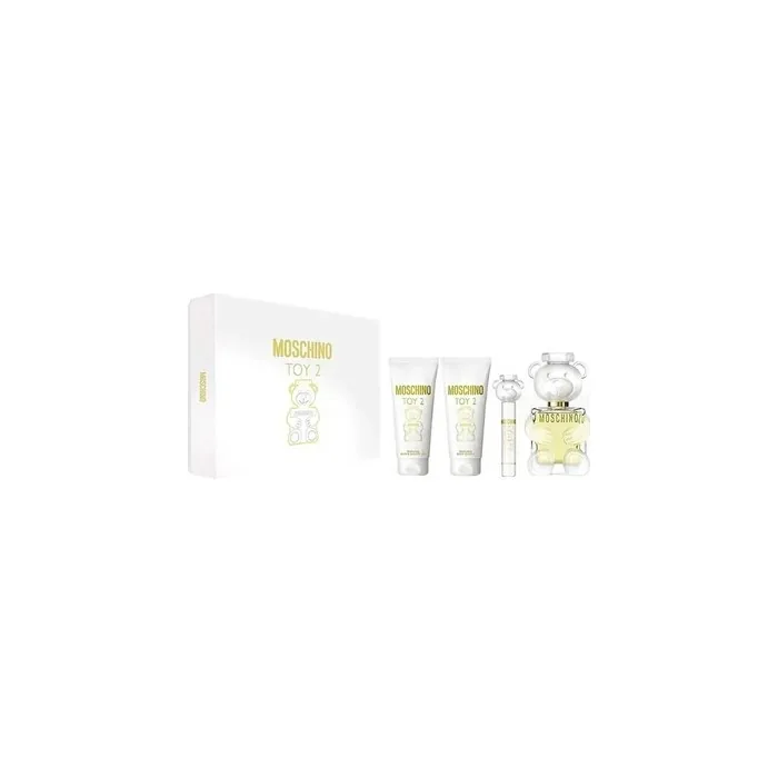 Moschino Toy 2 Eau De Perfume Spray 100ml Set 4 Pieces