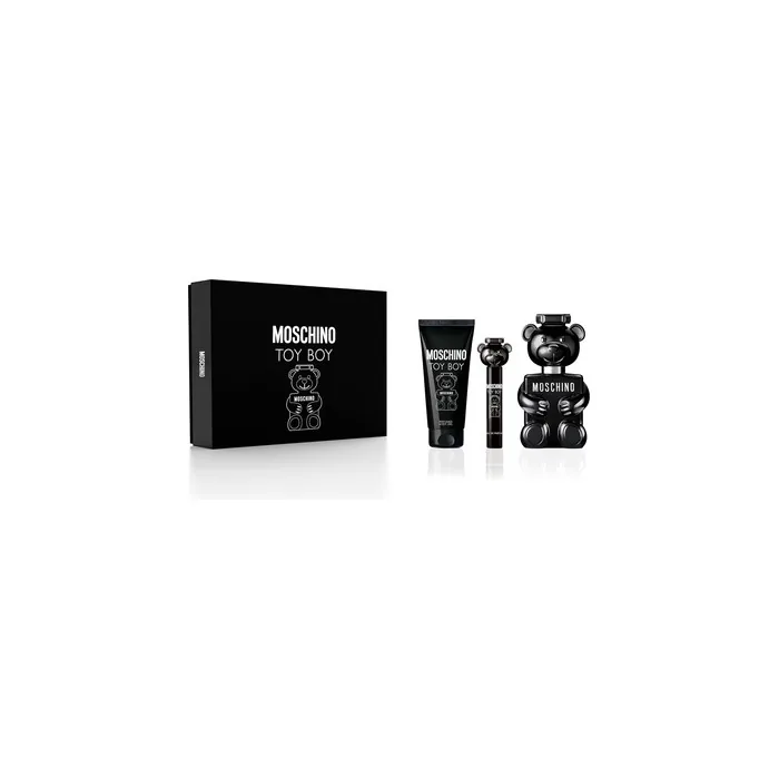 Moschino Toy Boy Men's Perfume Gift Set 3 Pcs - 3.4 Oz EDP Spray + 3.4 Oz Shower