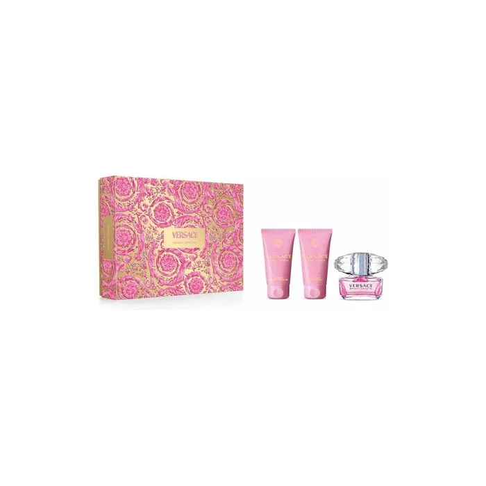 Versace Bright Crystal Eau De Toilette Gift Set 50ml