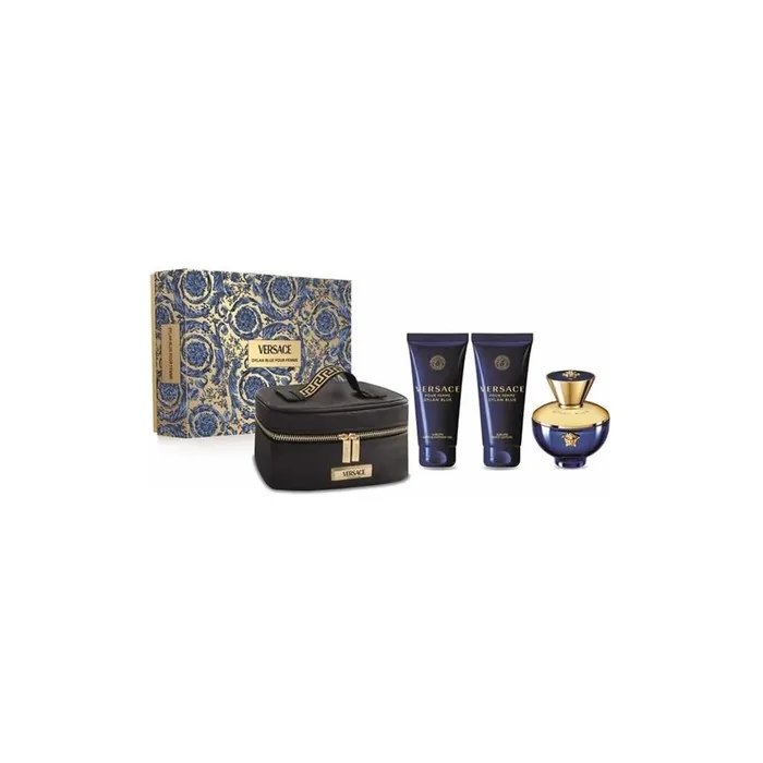 Versace Pour Femme Dylan Blue Eau De Perfume Spray 100ml Set 3 Pieces
