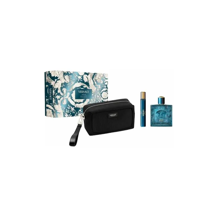 Versace Versace Eros Pour Homme Eau De Toilette Spray 100ml Set 3 Pieces