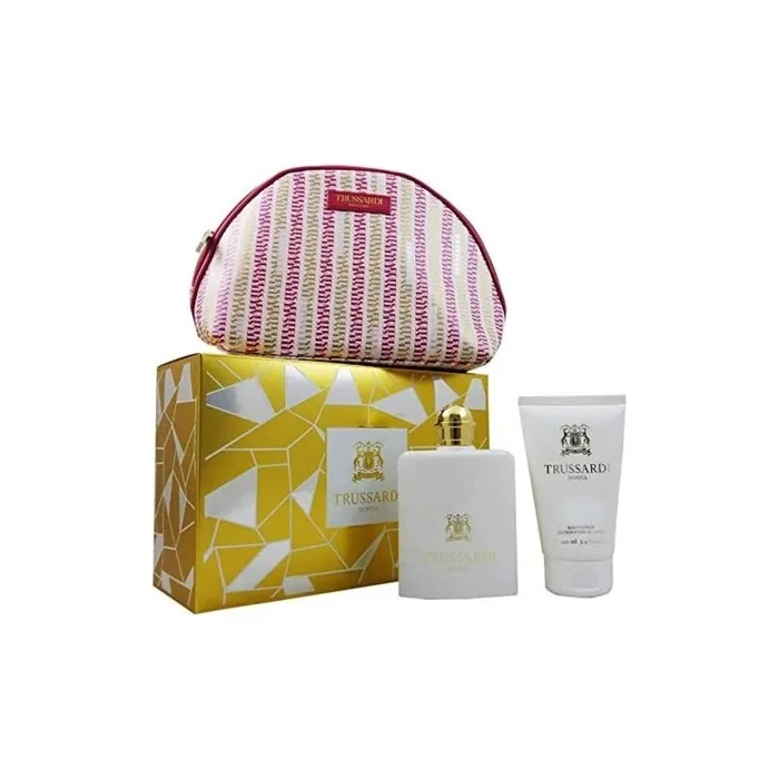 Trussardi Donna Eau de Parfum and Body Lotion Set with Bag 100ml