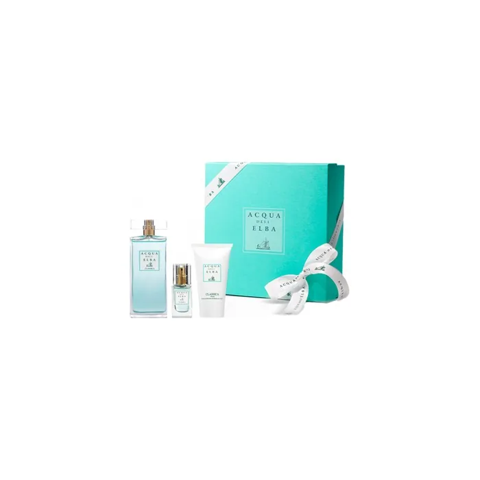 Acqua Dell'elba Classica Eau De Parfum Women's Set 100ml Eau De Parfum 15ml Eau De Parfum 75ml Body Cream