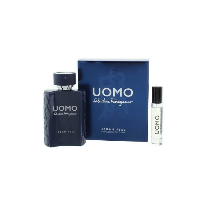 Salvatore Ferragamo Men's Urban Feel 100ml & 10ml EDT Fragrance Spray Set