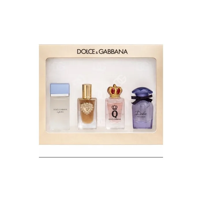 Dolce & Gabbana Mini Set Featuring Devotion Eau De Parfum By D&G Eau De Toilette Light Blue And The One Eau De Parfum