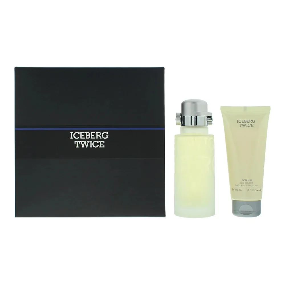 Iceberg Twice Eau De Toilette 125ml Gift Set With Shower Gel 100ml
