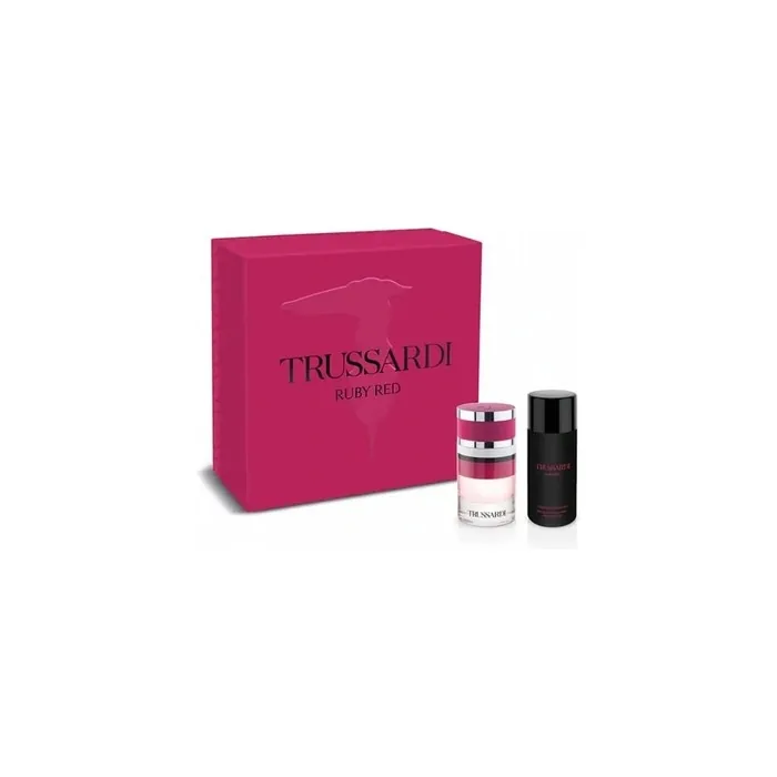Trussardi Trussardi Ruby Red Eau De Perfume Spray 60ml Set 2 Pieces