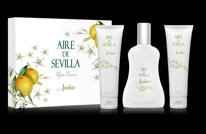 Instituto Espanol Aire De Sevilla Azahar Eau De Toilette Spray 100 Ml Set