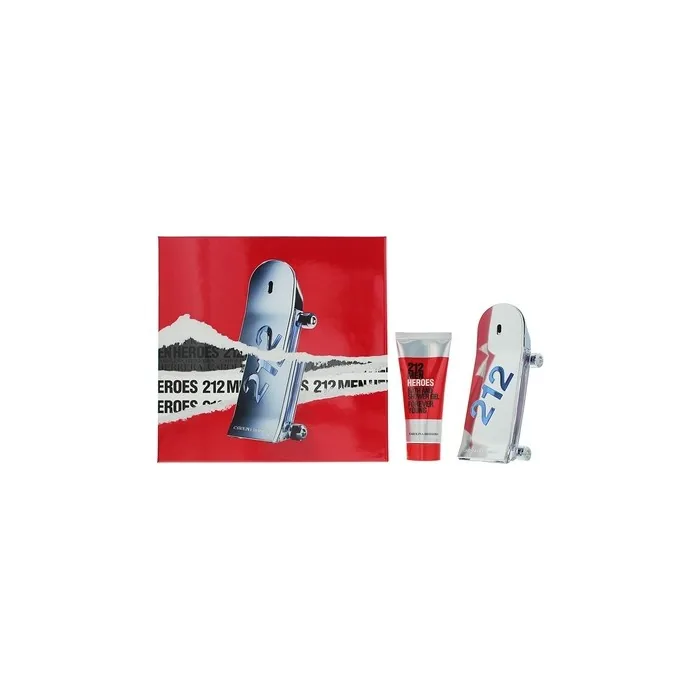 Carolina Herrera 212 Men Heroes Forever Young 2 Piece Gift Set For Men