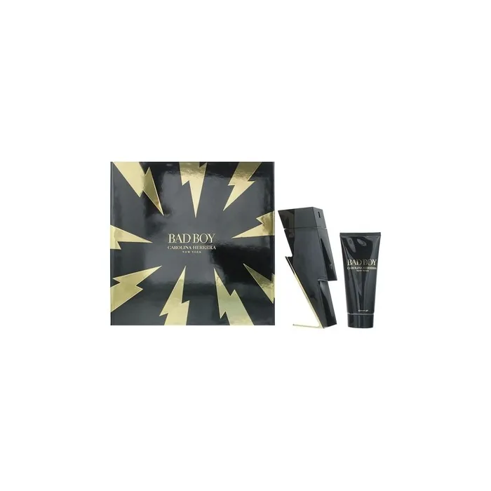 Carolina Herrera Bad Boy Gift Set Eau De Toilette 100ml And Shower Gel 100ml